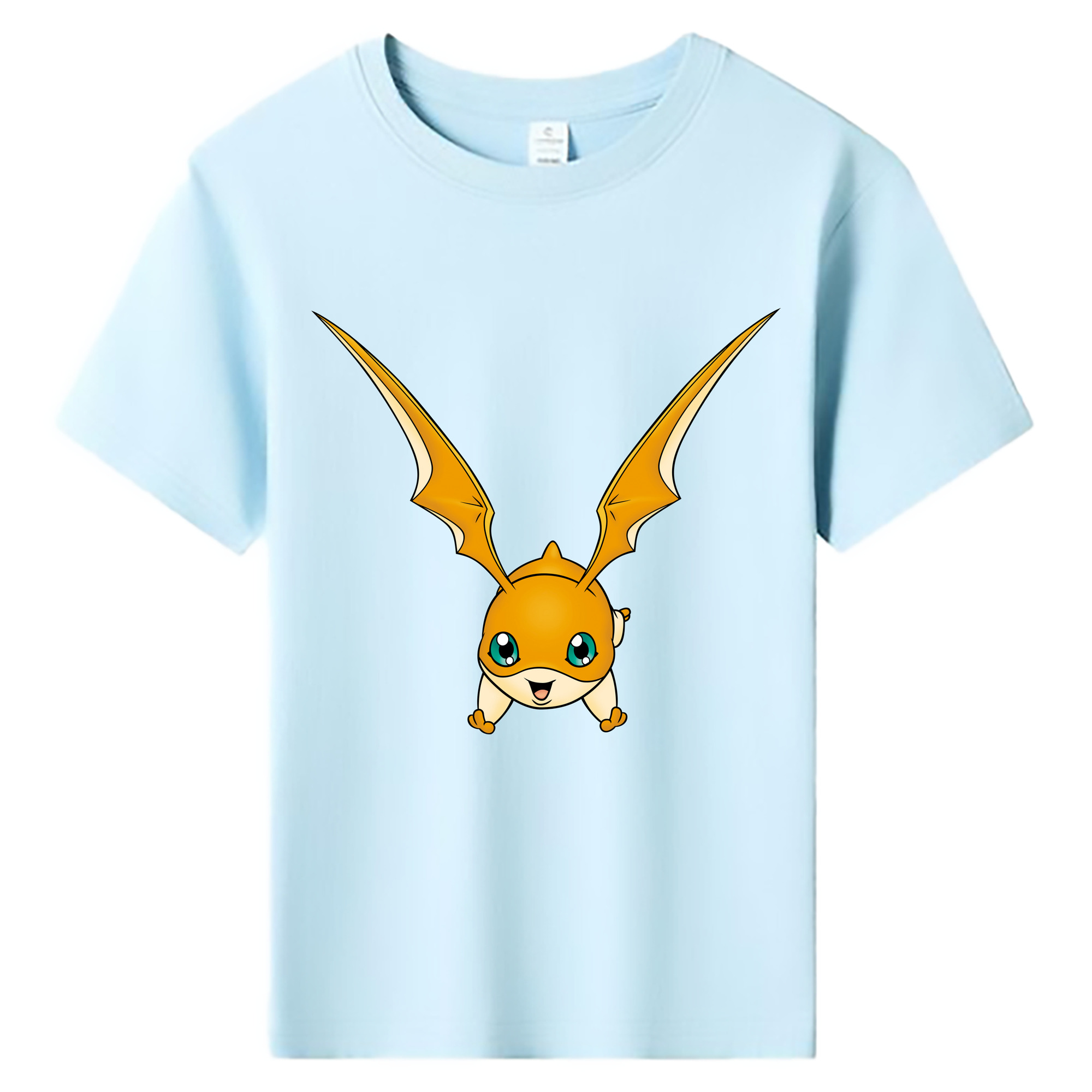 （画像用） Digimon デジタルモンスター/デジモン 綿100％キッズTシャツ（フロントプリント）